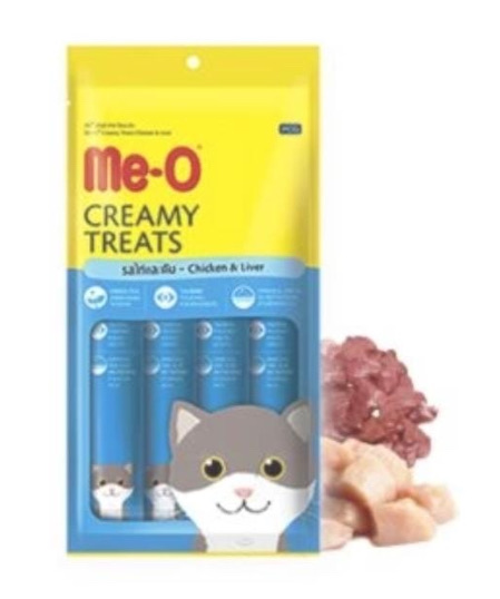 m e - o creamy treat chicken liver with goat milk 15grx4