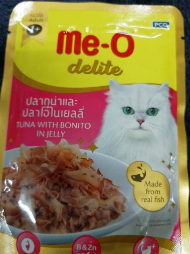 Me -o Delite Pouch Tuna with Bonitoin Jelly 70g x 12