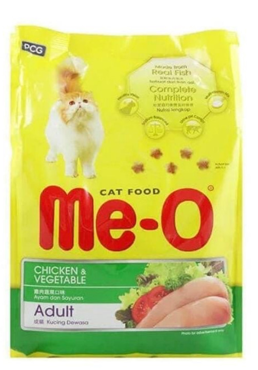 Me-o c a t Dry food chicken & vegetable adult 1.2 k g