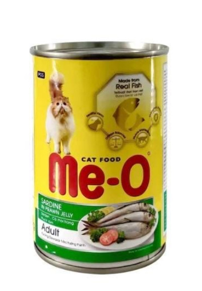 Me -o cat food Sardine in Prawn Jelly.400g x 2 4
