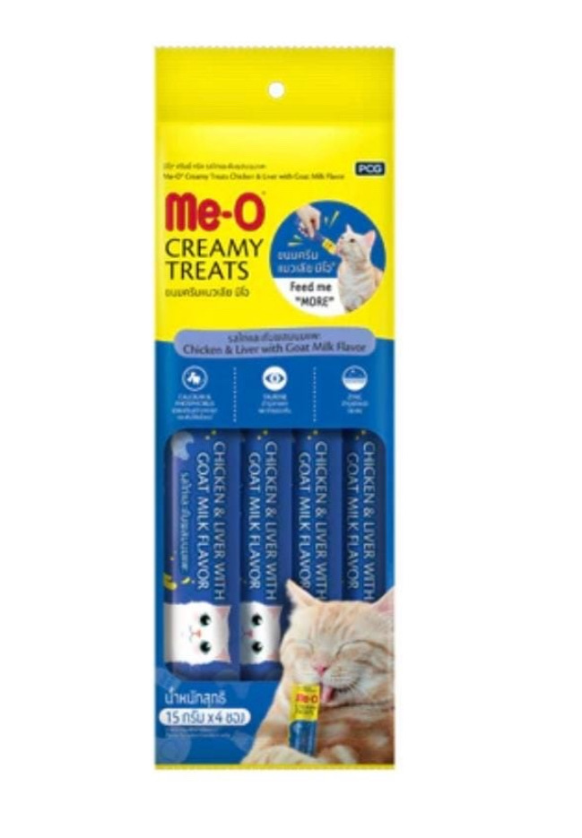 m e - o creamy treat chicken liver with goat milk 15grx4x12pkt