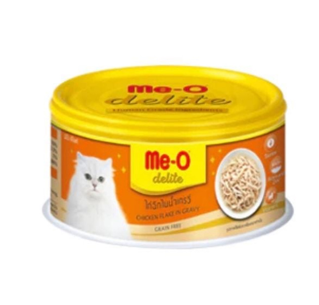 M e - Delite canned grain free human grade adult cat food chicken meat in gravy 80gr