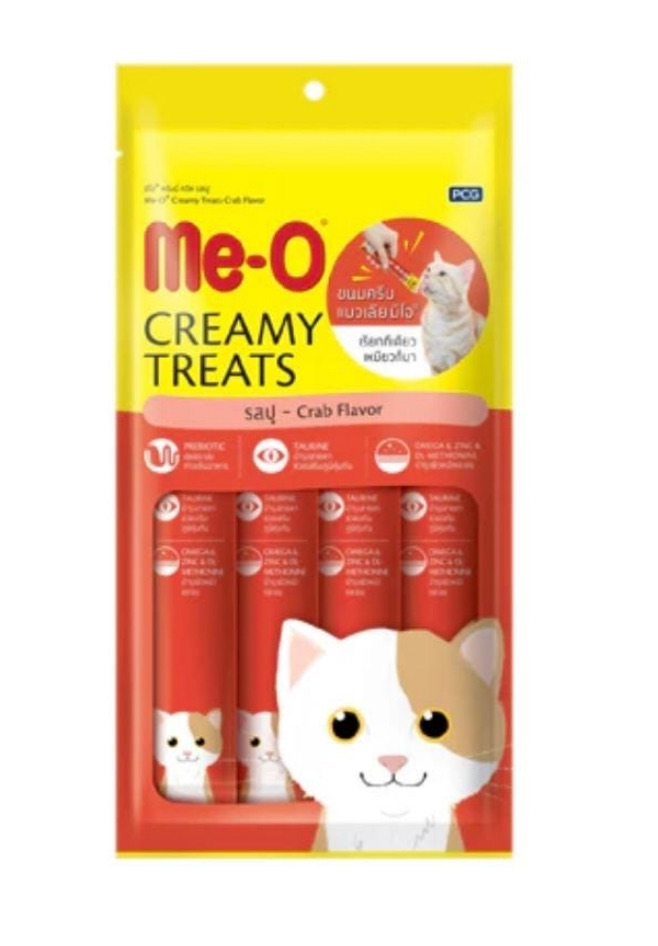 Me - o creamy Treats crab flavor 15gx4 ONE PKT