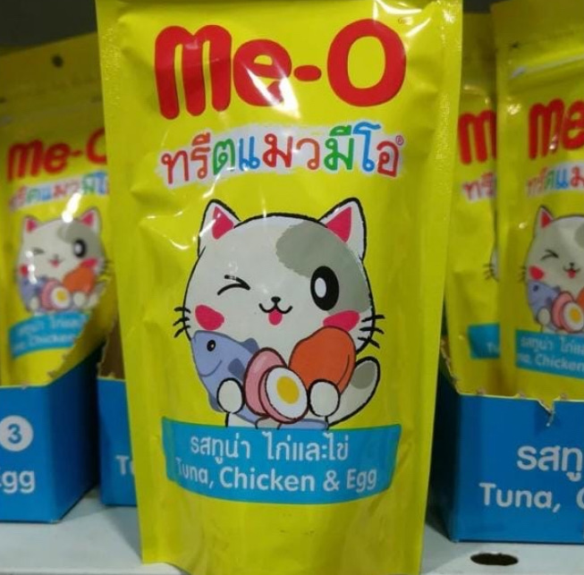 M E - O CAT TREAT Bones & Teeth (Tuna, Chicken & Egg Flavor)80GRX12