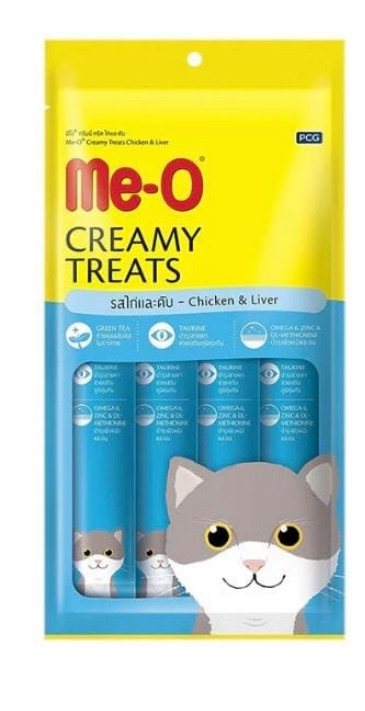 M e - o Creamy Treats Chicken & Liver / 12pkt (dzn)