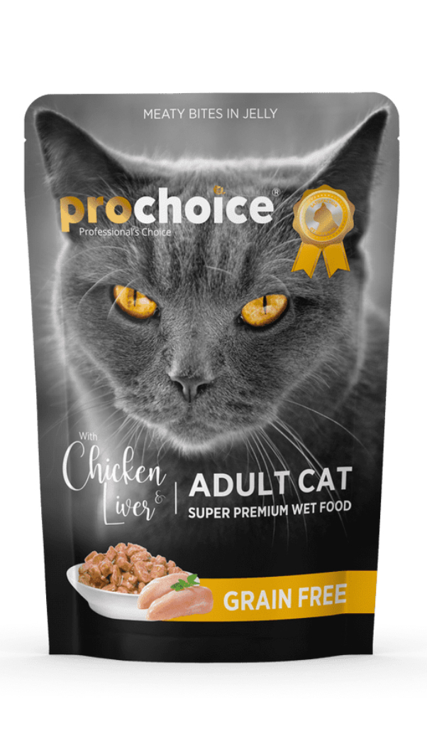 pro choice - Pouch chicken and Liver in Jelly 85g