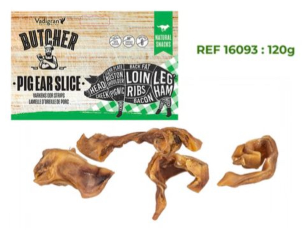 Pig ear slice snack dog 140GR