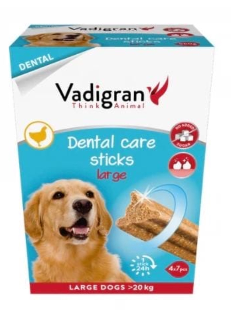 Vadigran Dental care sticks large 4x7pcs