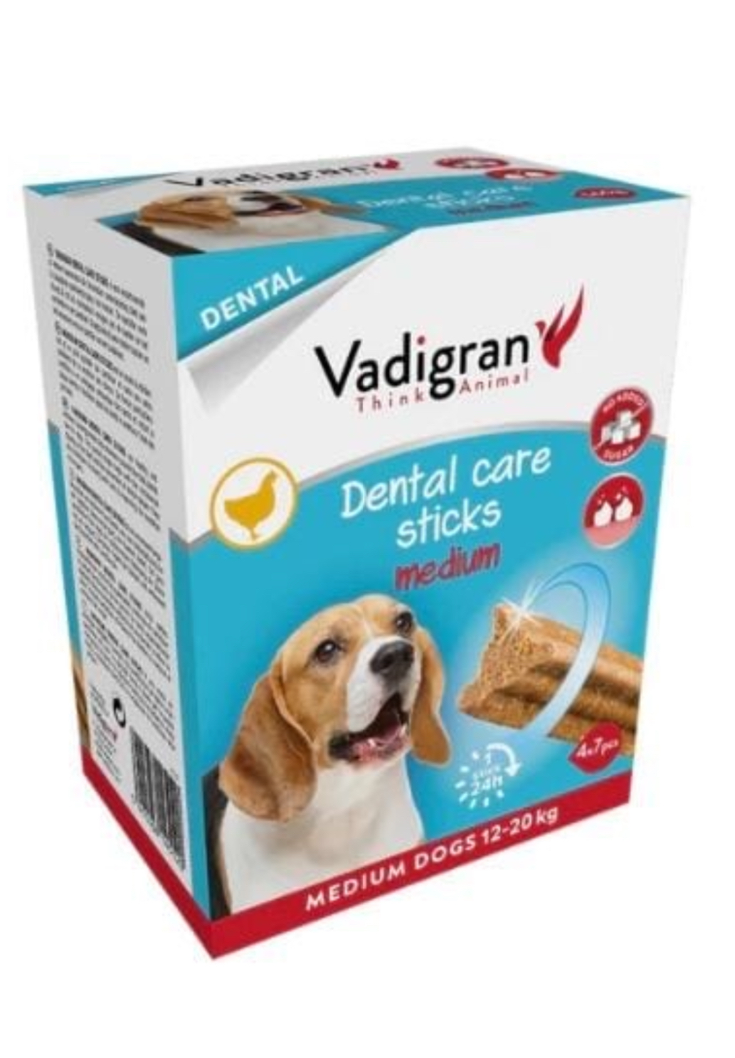 Vadigran Dental care sticks medium 4x7pcs