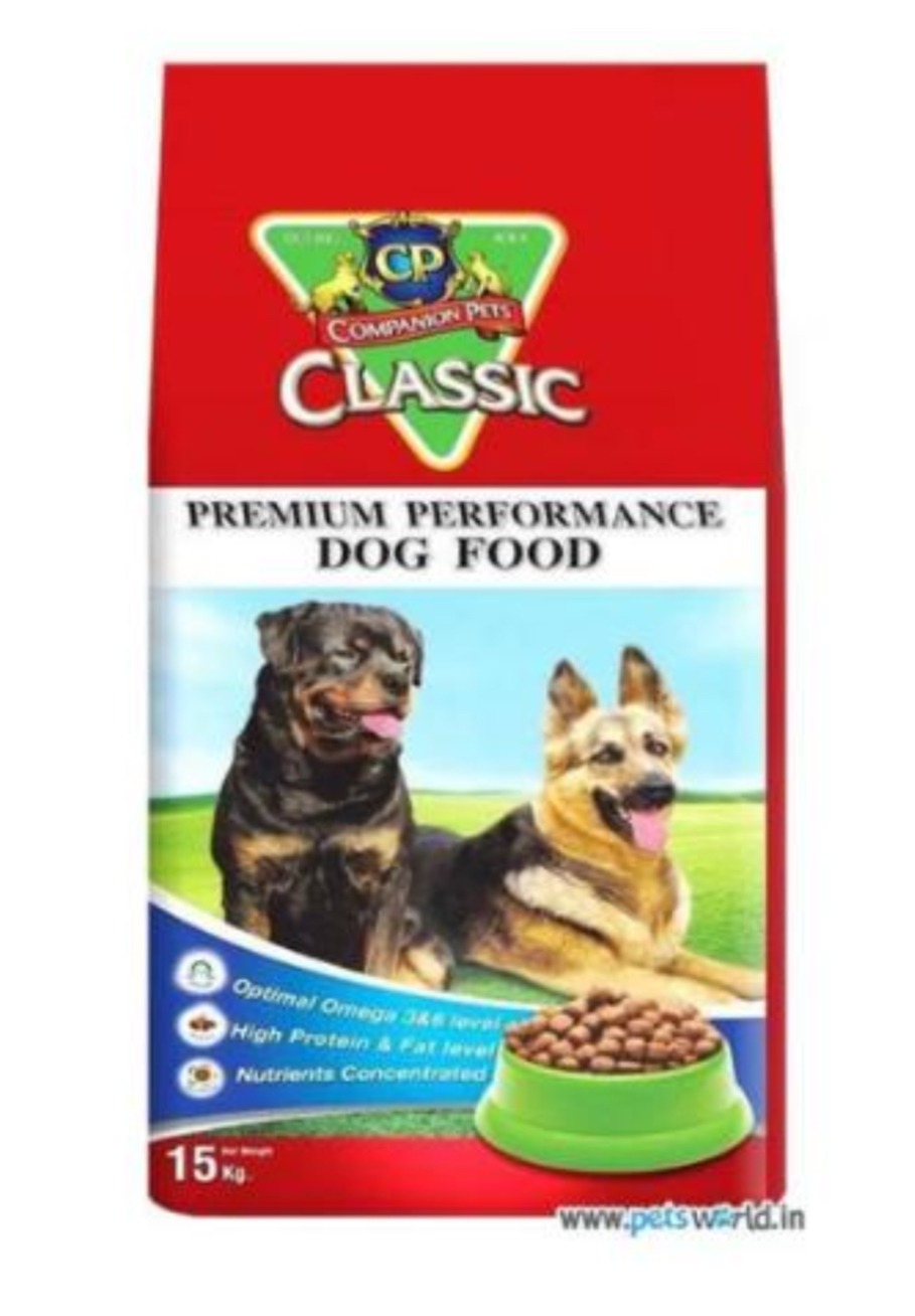 CLASSIC Pets large breed dry dog food premium preformance 15kg