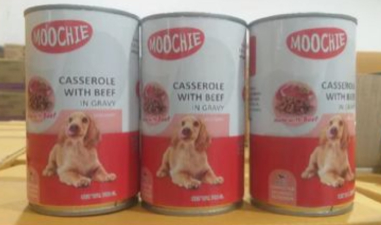 Moochie can beef with casserole in gravy 700gr