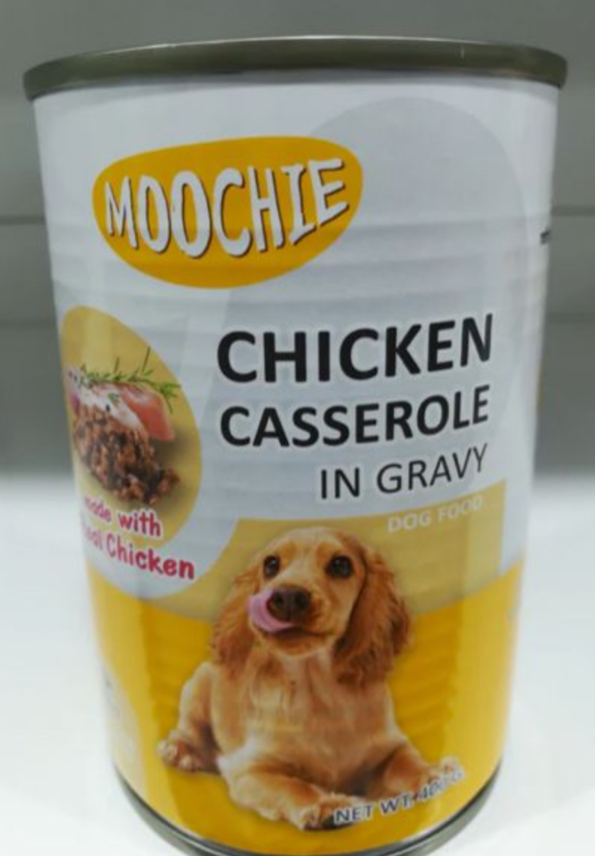 Moochie casserole chicken in gravy 400gx24pcs