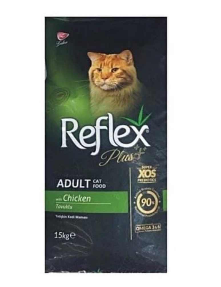 REFLEX PLUS ADULT CAT FOOD CHICKEN 15KG