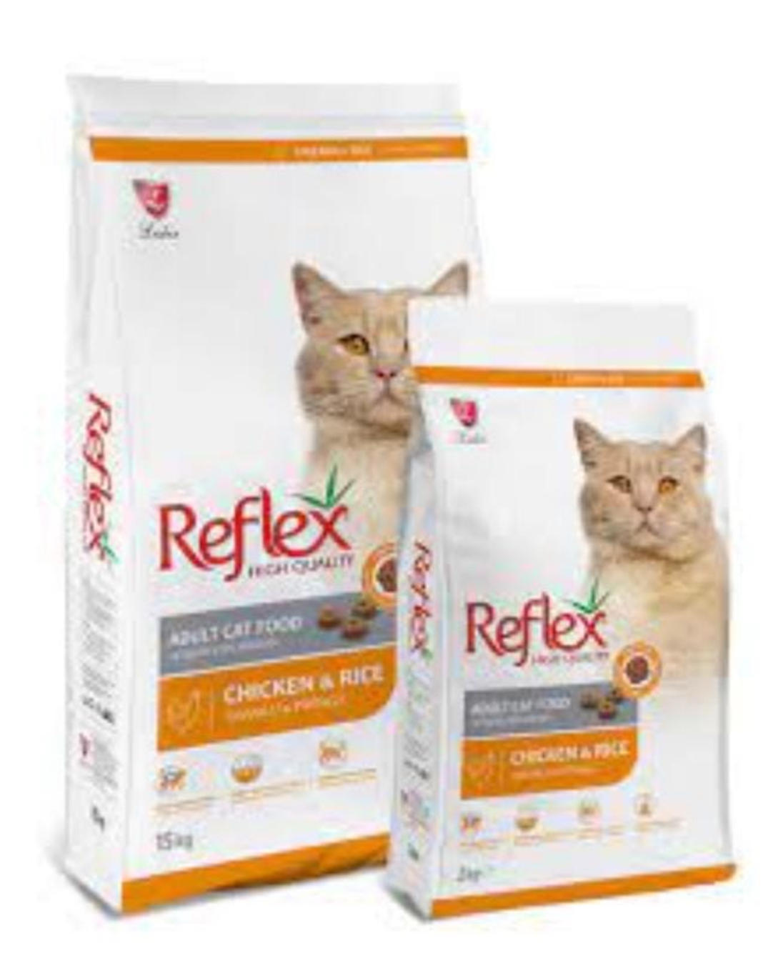 REFLEX ADULT CAT FOOD DRY CHICKEN & RICE 15KG