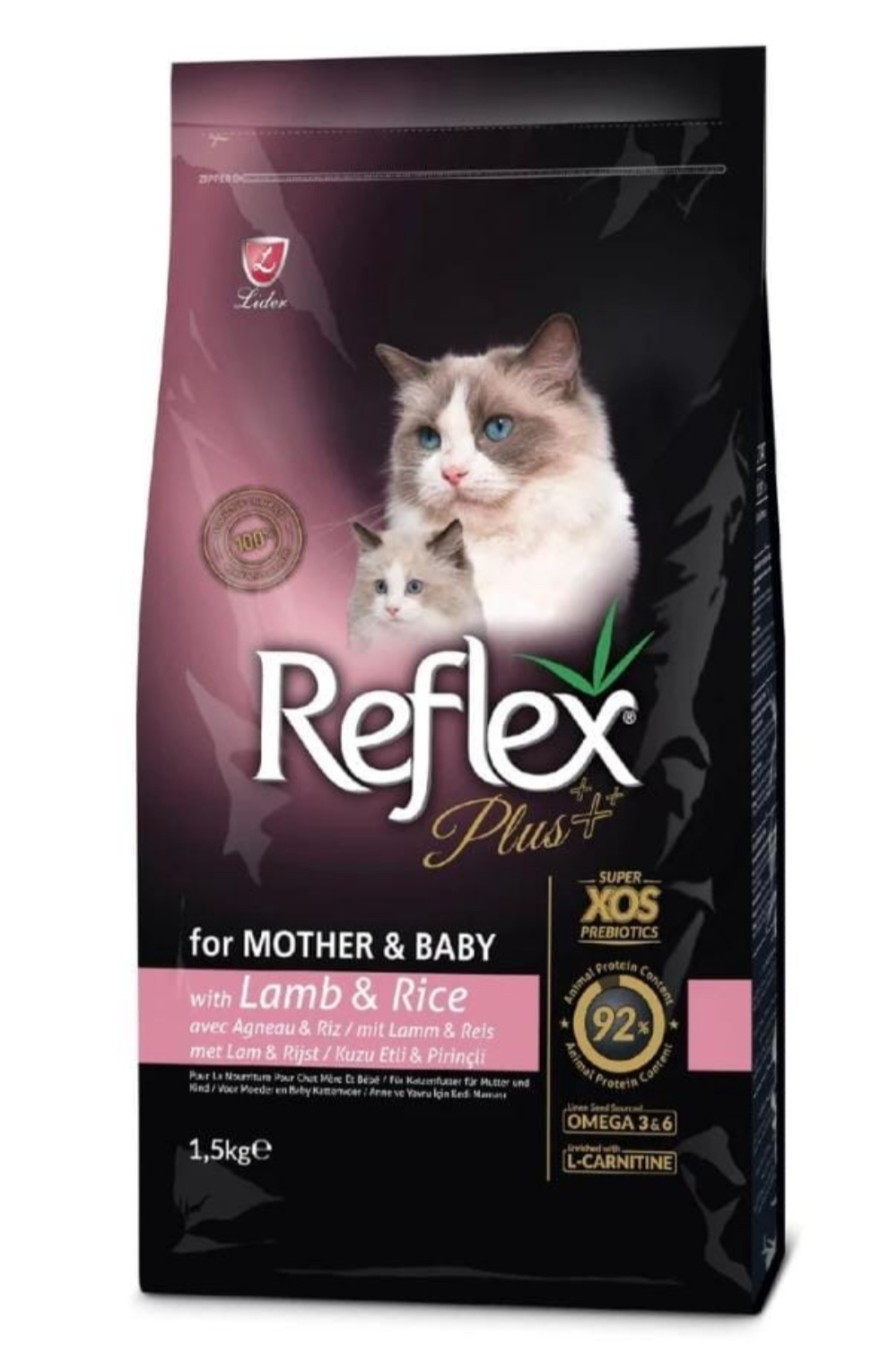 REFLEX PLUS MOTHER & BABY CAT FOOD 1.5KG