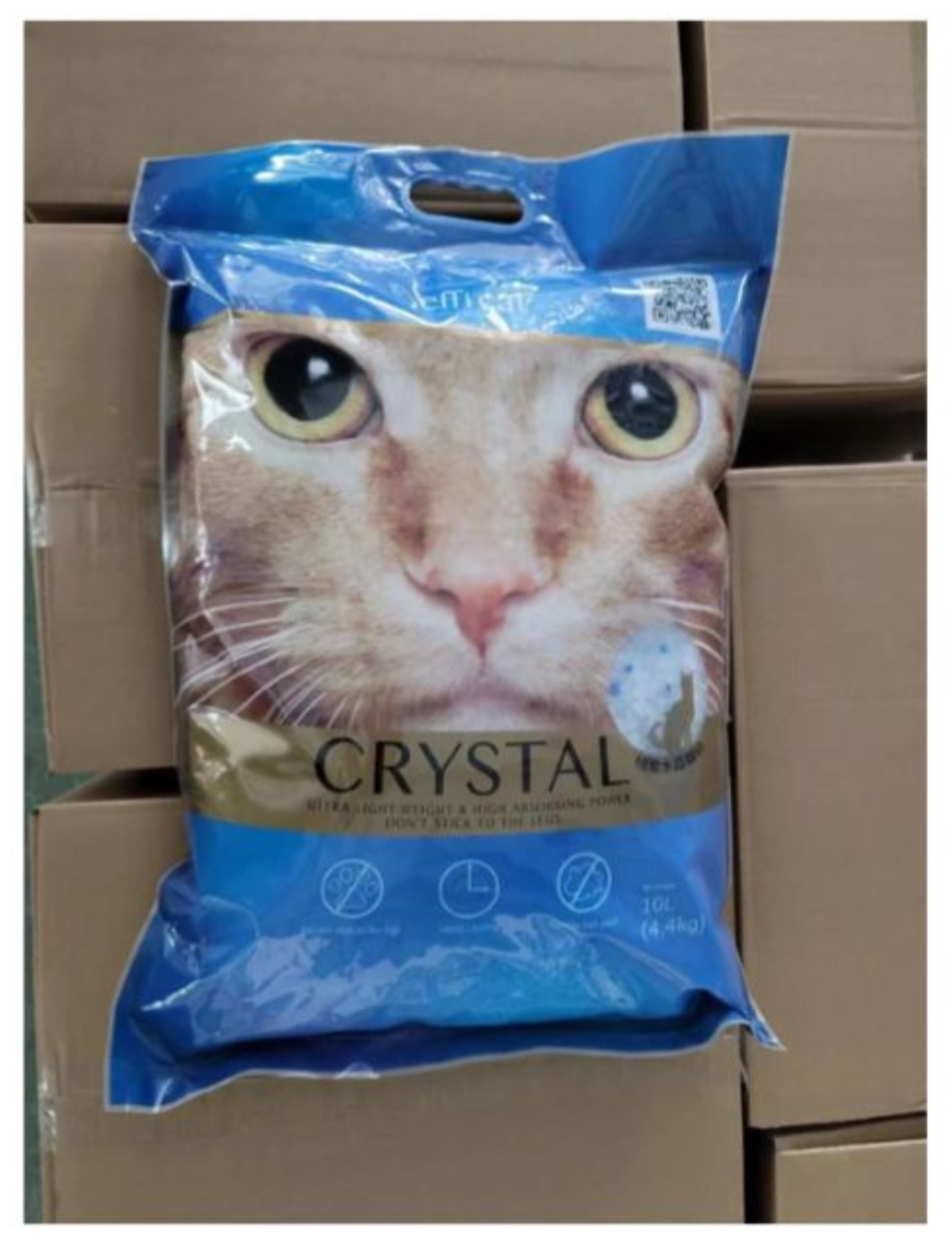 CRYSTAL CAT LITTER 4.4KG BAG