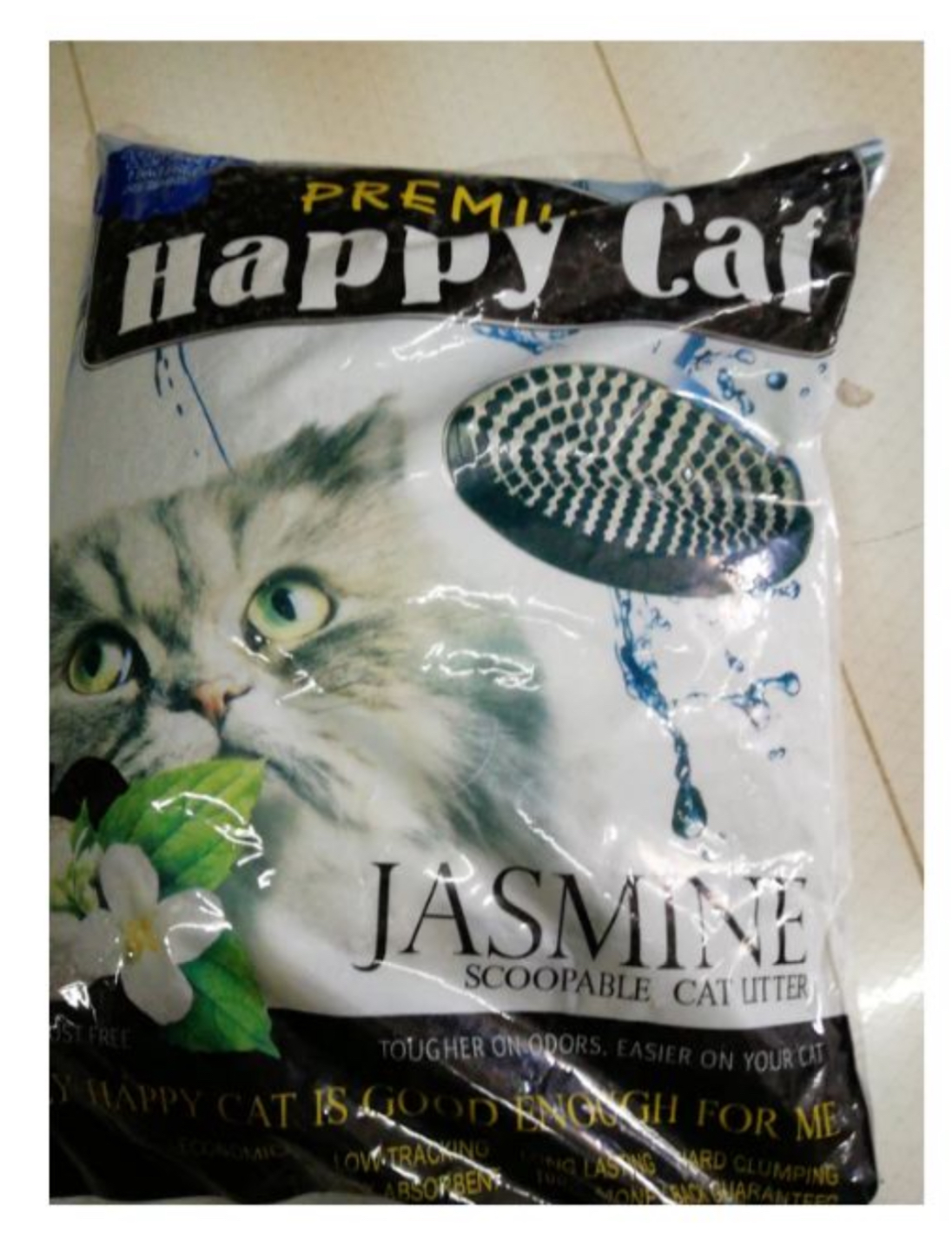 HAPPYCAT-CATLITTER JASMINE SENTED 8KG x2 PACK